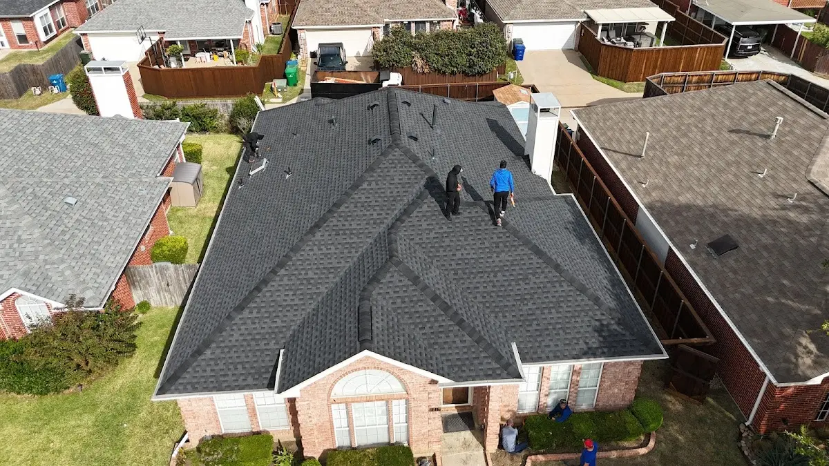 Slate & Tile Roof Repair work in progress on a La Mesa property